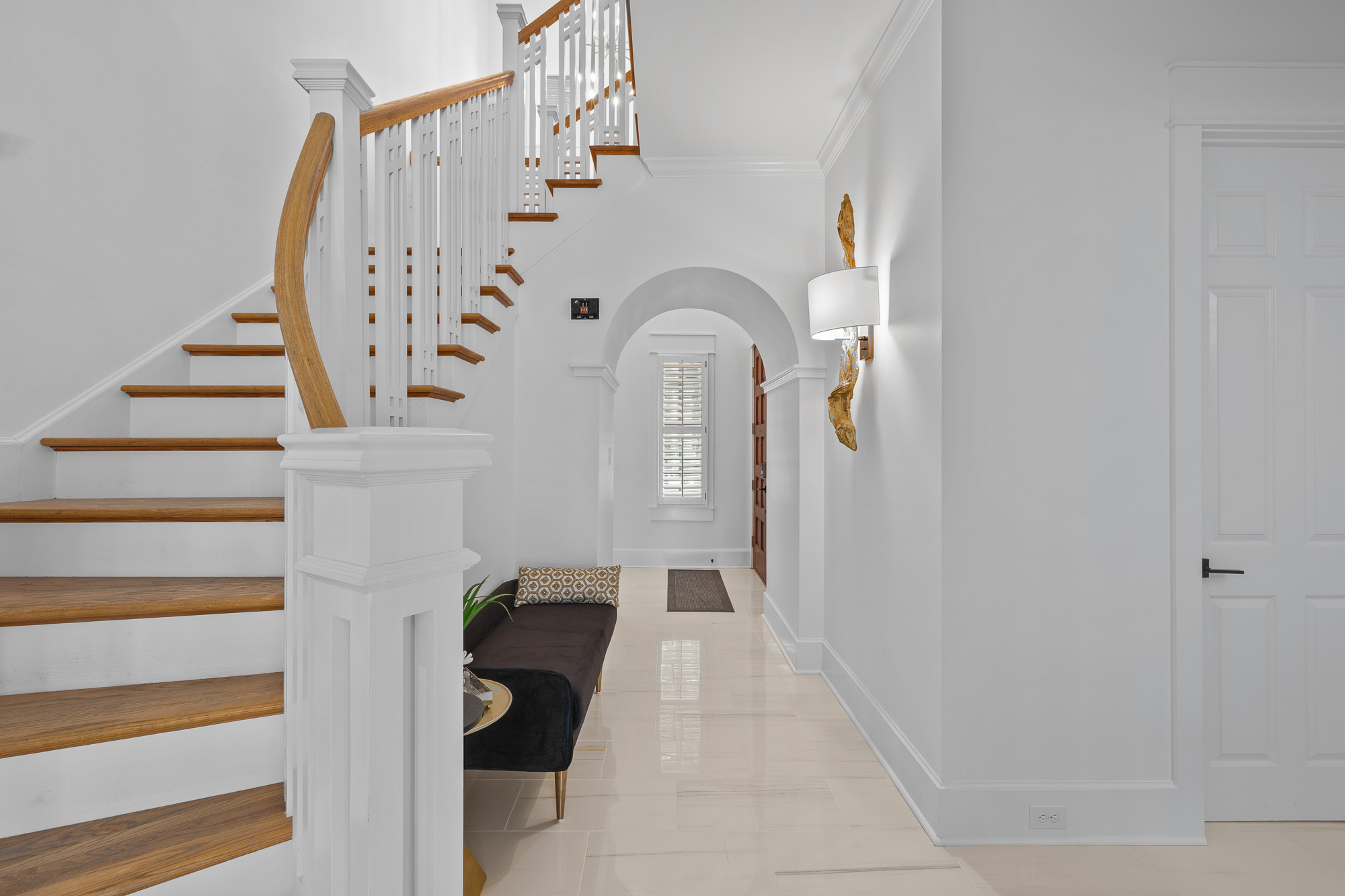 Interior entryway by Leland Visuals